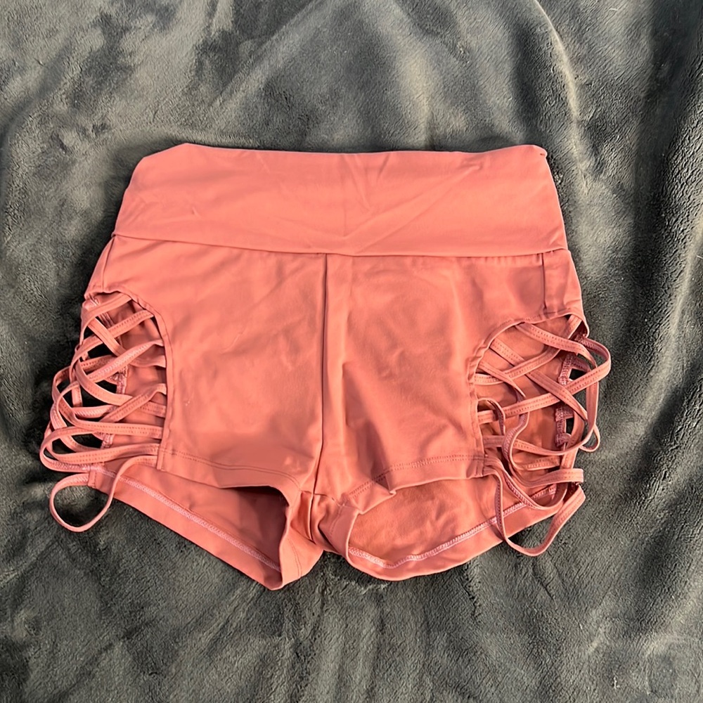 Amazon Workout Strappy Shorts Size X Large